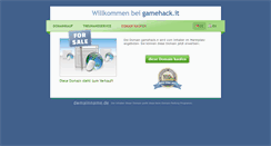 Desktop Screenshot of gamehack.it